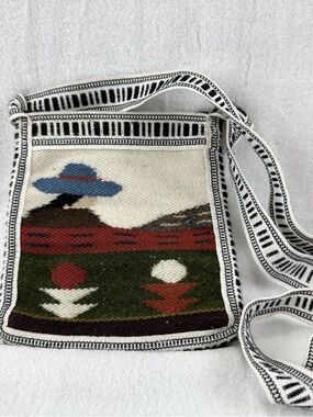 Handwoven Multicolor Patterned Crossbody Bag